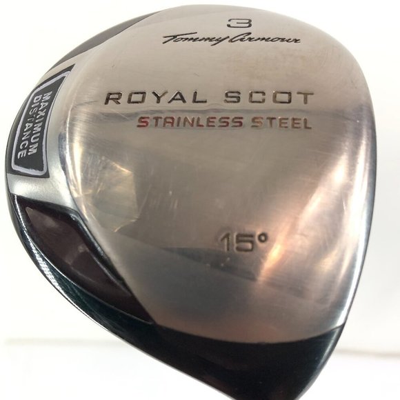 Tommy Armour Royal Scot Stainless Steel RH 3 Wood With Mid Firm Graphite Shaft - Picture 4 of 8